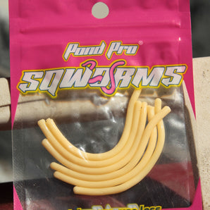 Sqworms™️ - Cream Reusable Soft Plastics
