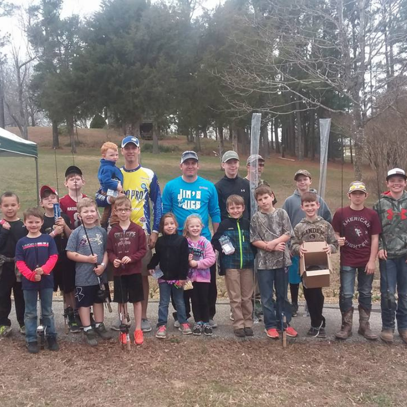 Pond Pro Tim Shannon at Fishing Derby at Salem City Park, Salem, AR