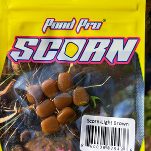 Scorn™️ - Light "Hatchery Food" Brown Reusable Soft Plastics