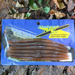 Pond Wand™️ - Pumpkin Seed - Reusable Soft Plastics