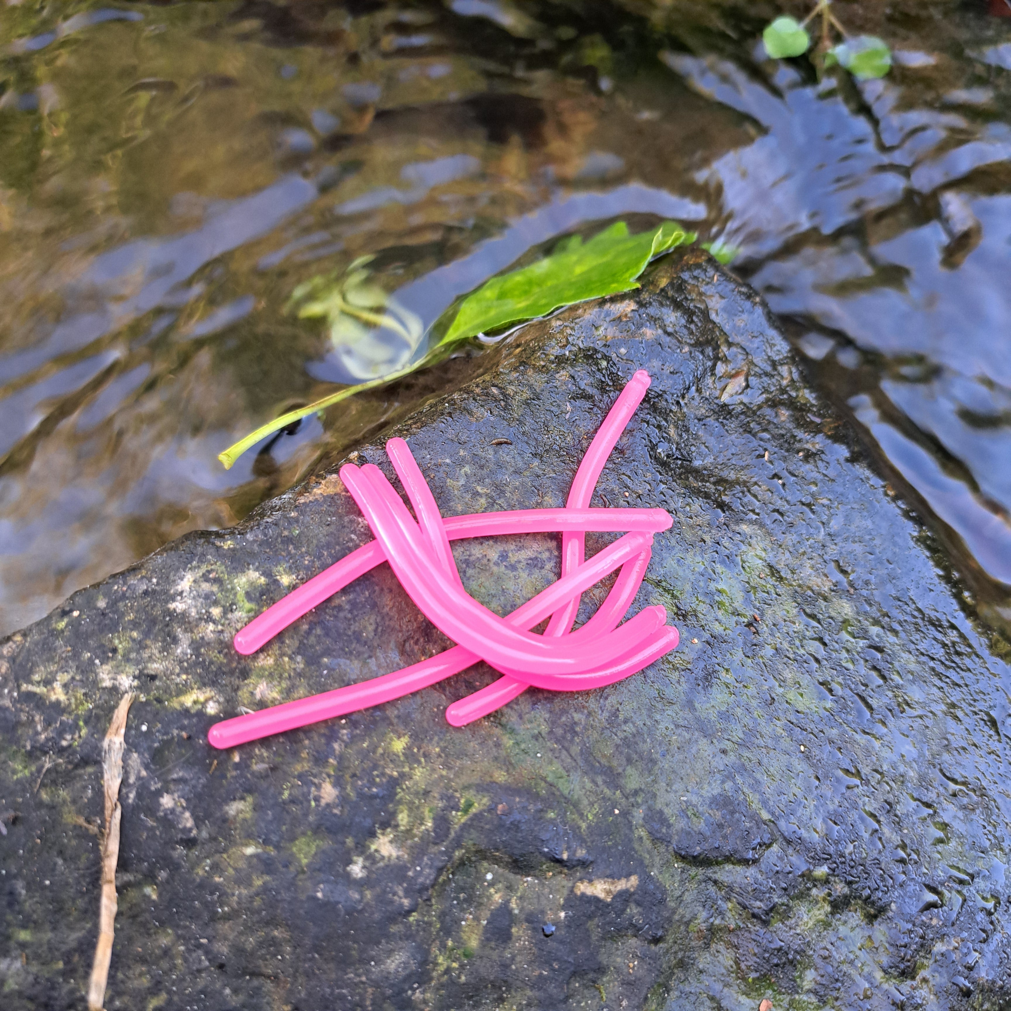 bubblegum pink fishing lures Scorn This pattern mimics squid and other soft Sqworms - Pink Bubblegum Reusable