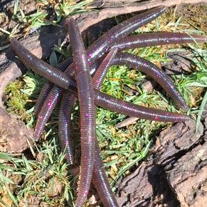 Pond Wand™️ - Smoke Purple Flake - Reusable Soft Plastics