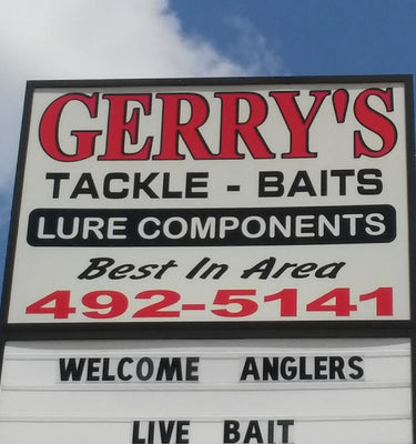 Gerry's Tack + Bait Store Sign