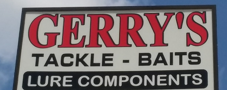 Gerry's Tack + Bait Store Sign
