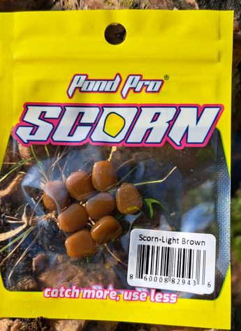 Brown Pond Pro™ Scorn – Soft Plastic Bait for Trout – Pond Pro® Baits